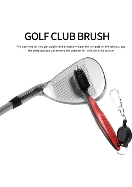 Golf Oluk Bileyici Aleti Golf Kulübü Oluk Bileyici ve Golfçüler Için Geri Çekilebilir Golf Sopası Fırçası Tüm Golf Ütüleri Için Pratik ve Temiz Kitler Mavi ve Kırmızı (Yurt Dışından) modelleri