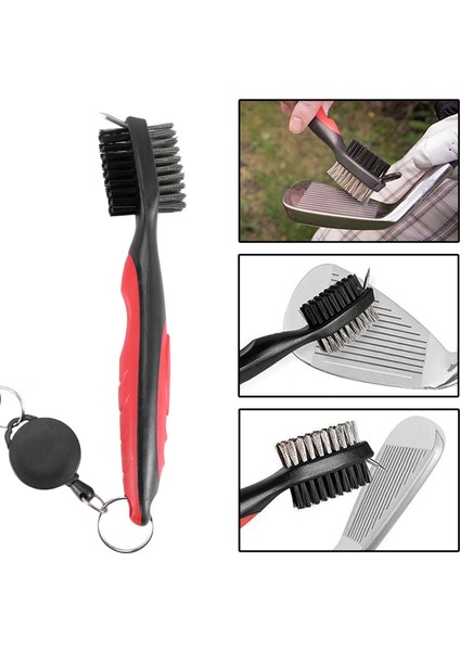 Golf Oluk Bileyici Aleti Golf Kulübü Oluk Bileyici ve Golfçüler Için Geri Çekilebilir Golf Sopası Fırçası Tüm Golf Ütüleri Için Pratik ve Temiz Kitler Mavi ve Kırmızı (Yurt Dışından) indirimleri