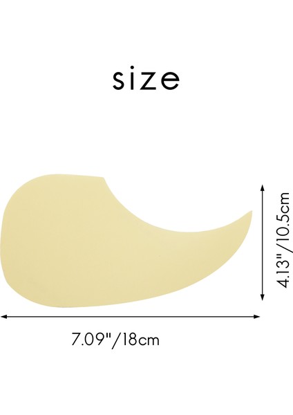 Şeffaf Akustik Gitar Pickguard Damlacıkları Kendinden Yapışkanlı 41 Inç Pick Guard Pvc Gitar Yüzeyinizi Korur (Su Damlası) (Yurt Dışından) fırsatları