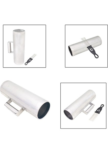 Profesyonel Büyük Paslanmaz Çelik Guiro Kazıyıcı Latin Merengue Vurmalı Müzik Aleti 10 Inç X3 Inç Açık Uçlu (Yurt Dışından) modelleri