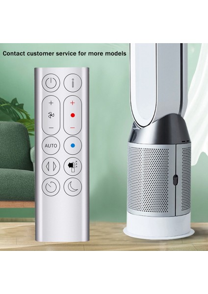 Dyson HP04 HP05 HP07 Hava Temizleme Cihazı Yapraksız Fan Uzaktan Kumanda Için Uygun Yedek Uzaktan Kumanda Gümüş (Yurt Dışından)