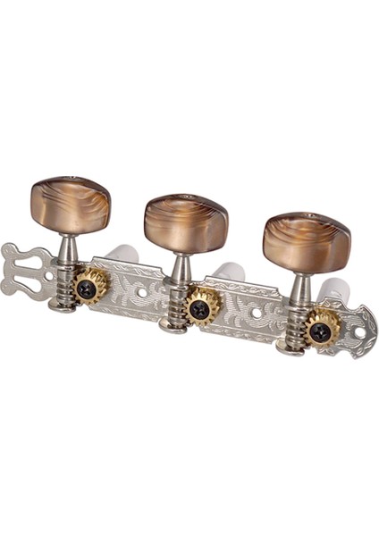 2 Adet 1:18 Klasik Gümüş Gitar Tuner Tuning Makinesi Kafaları Tuşları Mandal Gitar Parçaları Için (Yurt Dışından)