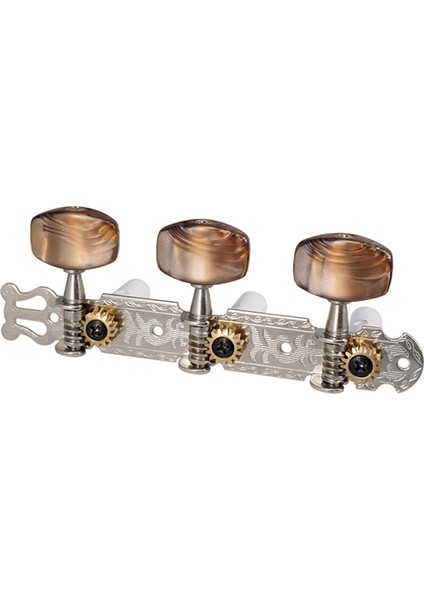 2 Adet 1:18 Klasik Gümüş Gitar Tuner Tuning Makinesi Kafaları Tuşları Mandal Gitar Parçaları Için (Yurt Dışından)