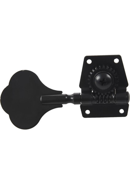 4 Adet Gitar Tuning Pegs Elektrik Bas Tuner Peg Gitar Açık Dişli Tuning Pegs Makine Kafaları Çamurluk Caz Bas Gitar Siyah (Yurt Dışından)