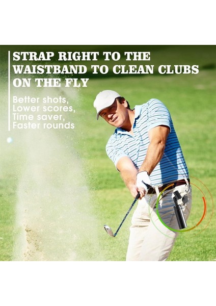 Golf Kulübü Temizleyici Seti Golf Kulübü Fırçası Golf Oluk Kalemtıraş Golf Kulübü Temizleme Aracı Golf Su Fırçası (Yurt Dışından) fırsatları