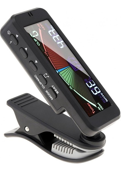 3 In 1 Gitar Tuner Büyük LCD Ekran Metronom Jeneratörü Kromatik Gitar Bas Ukulele Keman Için Klipsli (Yurt Dışından)