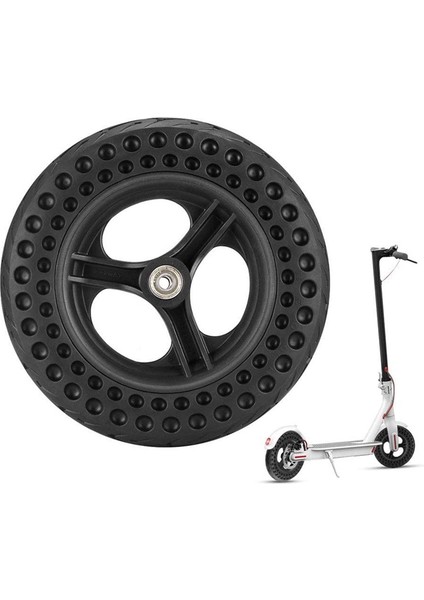 Scooter Katı Lastik Kaymaz Dayanıklı Lastik Petek Lastik Lastik Arka Tekerlek Hub Elektrikli Scooter Için Xiaomi M365 (Yurt Dışından) fırsatları