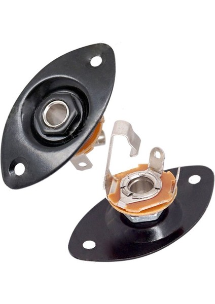 Oval Girintili Gitar Jakı Plakası30 Bk Oval Girintili Gitar Jakı Plakası ve Soket Siyah Yüksek Kalite, 1 Paket (Yurt Dışından) modelleri