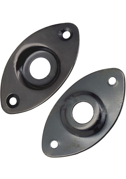 Oval Girintili Gitar Jakı Plakası30 Bk Oval Girintili Gitar Jakı Plakası ve Soket Siyah Yüksek Kalite, 1 Paket (Yurt Dışından) indirimleri