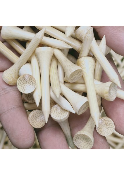 100 Adet Golf Topluğu Bambu Tee Golf Topları Tutucu, Golf Topu Çivi Tee Topu Pimi Tırnak Kick 42 mm (Yurt Dışından) fırsatları