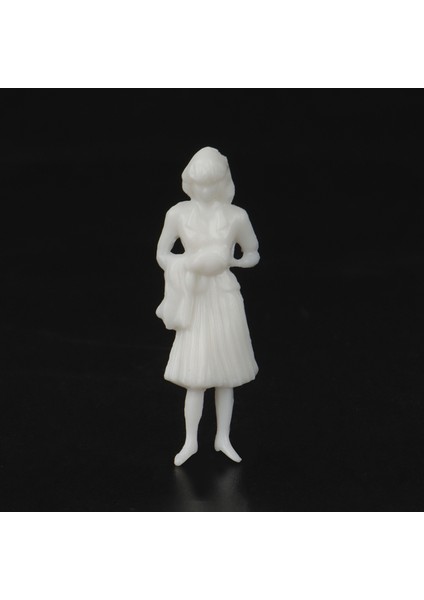 1:50 Beyaz Figürler Mimari Model Insan Ölçeği Ho Modeli Plastik Halklar, 10 Adet (Yurt Dışından)