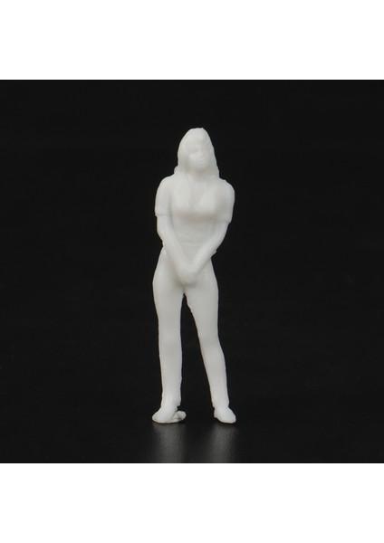 1:50 Beyaz Figürler Mimari Model Insan Ölçeği Ho Modeli Plastik Halklar, 10 Adet (Yurt Dışından)