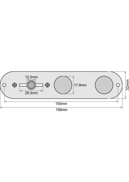 Tl Elektro Gitar Devre Kartı Tele Telecaster Için 3 Yollu Kontrol Kartı Düzeneği-Soketsiz (Yurt Dışından)