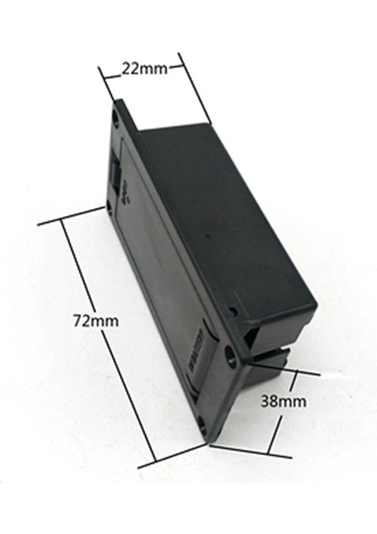 10 Adet 9 V Pil Kutusu/tutucu/kutu Bölmesi Kapağı ile 9 Volt Pil Maşası Gitar Bas Pikap Için Yedek Aksesuar (Yurt Dışından) fiyatları
