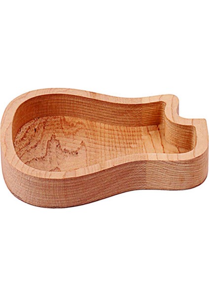 Gitar Ahşap Seçtikleri Kutusu Gitar Şekilli Gitar Seçim Depolama Mızrap Konteyner Gitar Standart Seçtikleri Ev (Yurt Dışından)