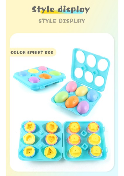 Çocuklar Için Erken Öğrenme Eğitici Kendin-Yap Eşleştirme Akıllı Yumurta Matematik Oyuncakları Karışık Şekil Çift Çarpma Oyuncakları Sarı (Yurt Dışından)