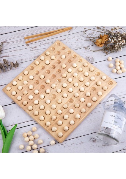 Klip Top Numarası Oyuncaklar Ahşap Matematik Sayma Oyuncakları Eğitici Ahşap Peg Board Oyunu Okul Öncesi Yürümeye Başlayan Çocuklar Için (Yurt Dışından)