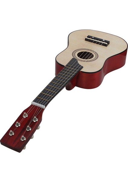 25 Inç Basswood Akustik Gitar 6 Strings Küçük Mini Gitar Gitar Seçim Dizeleri ile Çocuk Çocuklar Için Hediye Acemi (Yurt Dışından) fırsatları
