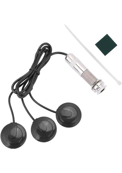 Akustik Gitar Ukulele Mandolin Aletleri Için Gitar Pikap 3x Piezo Pikap Dönüştürücü (Yurt Dışından)