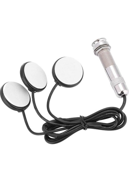 Akustik Gitar Ukulele Mandolin Aletleri Için Gitar Pikap 3x Piezo Pikap Dönüştürücü (Yurt Dışından) modelleri