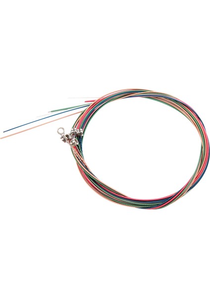 Akustik Gitar Için Gökkuşağı Renkli Renk Dizisini Ayarla (Yurt Dışından) fiyatları