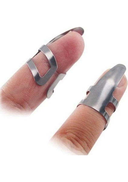 12 Adet Çelik Parmak Seçtikleri Seti, Paslanmaz Çelik Parmak Seçtikleri ve Başparmak Seçtikleri, Parmak Seçtikleri Ayarlanabilir Bas Parmak Seçtikleri (Yurt Dışından) modelleri