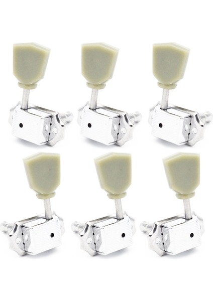 6 Adet Vintage Stil Gitar Tuning Pegs Akortçular 3L3R Gitar Parçaları ile Uyumlu (Yurt Dışından)