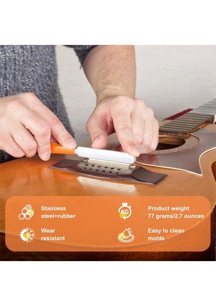 Gitar Fret Crowning Luthier Dosya Paslanmaz Çelik Dar Çift Keskin Kenar Aracı (Yurt Dışından) fırsatları