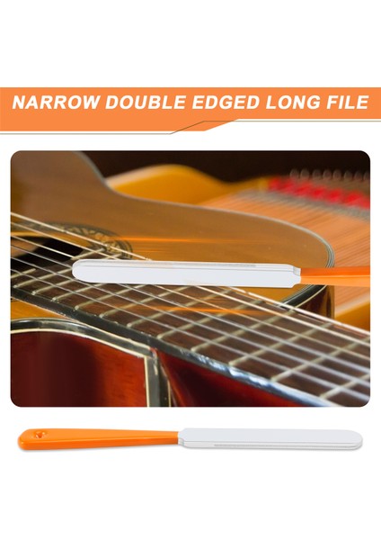 Gitar Fret Crowning Luthier Dosya Paslanmaz Çelik Dar Çift Keskin Kenar Aracı (Yurt Dışından) indirimleri