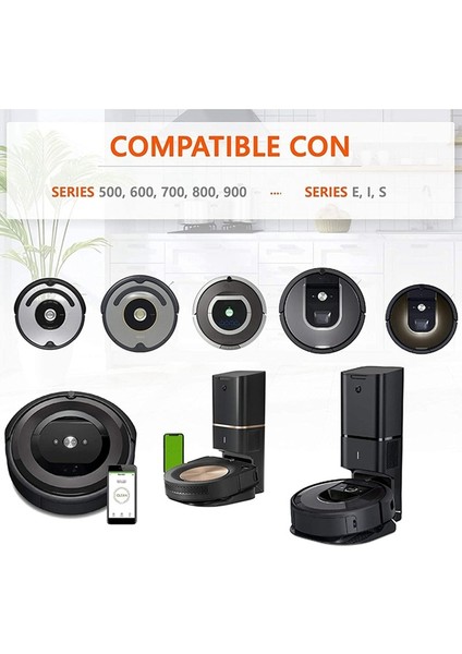 Irobot Roomba Tekerlekler Için 2 Adet Lastik 500 600 700 800 ve 900 Serisi Kaymaz, Mükemmel Yapışma ve Kolay Montaj (Yurt Dışından)