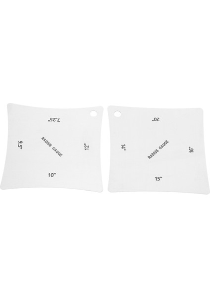 Adet Gitar Klavye Klavye Eyer Somun Yarıçap Ölçer Ölçme Paslanmaz Çelik Alet (Yurt Dışından)