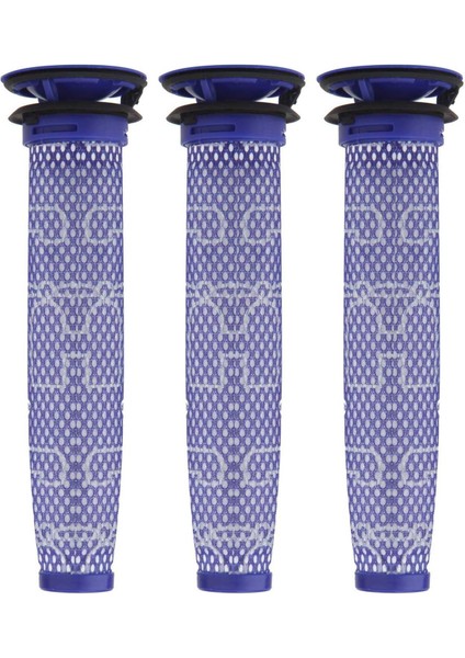 Dyson DC58, DC59, V6, V7, V8 Için 3'lü Paket Ön Filtreler. Dyson Filtre Değişimleri Için Yedek Parça 3 Filtre Kiti (Yurt Dışından)