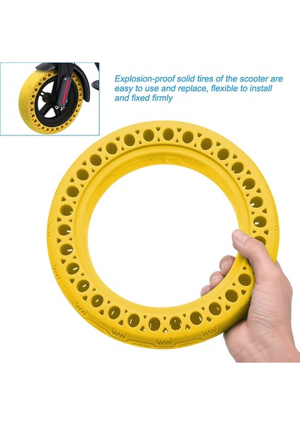 Elektrikli Scooter Lastikleri Petek Yedek Lastikler Xiaomi M365/GOTRAX Gxl V2, 8.5 Inç Katı Lastik, Sarı (Yurt Dışından) indirimleri