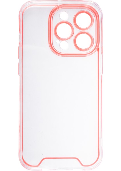iPhone15 Pro Clear Case Için Aydınlık Noctilucent Frame Tpu Kasa Şok Geçirmez Telefon Kapak Gül (Yurt Dışından) fiyatları