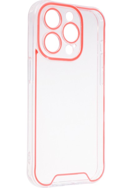iPhone15 Pro Clear Case Için Aydınlık Noctilucent Frame Tpu Kasa Şok Geçirmez Telefon Kapak Gül (Yurt Dışından) modelleri