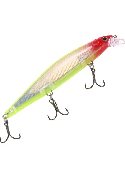 1 Adet Minnow Balıkçılık Cazibesi 11CM 13G Pesca Kanca Balık Wobbler Crankbait Yapay Sert Yem Swimbait B Tarzı Mücadele (Yurt Dışından) fiyatları