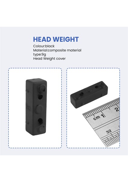 Golf Kafa Ağırlığı Callaway Rogue St Max Için Fit Sürücü Ağırlığı Golf Kulübü Aksesuarları, 9g (Yurt Dışından) indirimleri