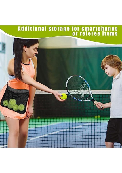 Adet Tenis Topu Tutucu, Tenis Topu Için Tutucu Çanta Bant Tutucu Tenis Topları Için Ayarlanabilir Örgü Çanta Bel Kalça Çanta (Yurt Dışından) fiyatları