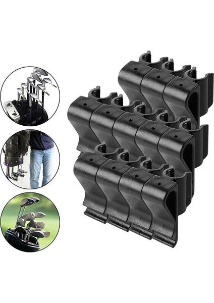 12 Adet Spor Golf Çantası Klipsi Atıcı Kelepçe Tutucu Koyarak Organizatör Kulübü Golf Kulübü Sapları Golf Ekipmanları Toka Aksesuarı (Yurt Dışından) fiyatları