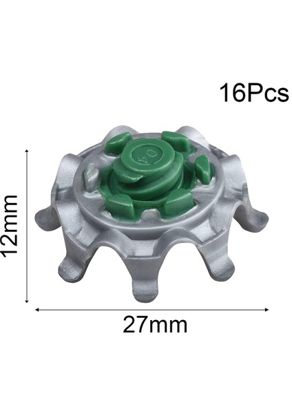 16 Adet Golf Çivilerinin Değiştirilmesi, Golf Ayakkabısı Çiviler, Golf Ayakkabıları Için Golf Kramponları Kolay Değiştirilebilen Çiviler, Yumuşak Hızlı Büküm Çiviler (Yurt Dışından)