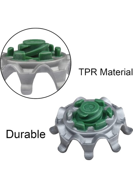 16 Adet Golf Çivilerinin Değiştirilmesi, Golf Ayakkabısı Çiviler, Golf Ayakkabıları Için Golf Kramponları Kolay Değiştirilebilen Çiviler, Yumuşak Hızlı Büküm Çiviler (Yurt Dışından)