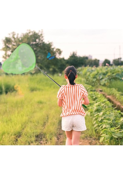 Açık Hava Alıcı Alıcı Kelebek Net Balık Ağı Çantası Paslanmaz Çelik Teleskopik Balık Ağı Aracı Açık Hava Teleskopik Taşınabilir Alıcı Alıcı Net-Yeşil (Yurt Dışından) fiyatları
