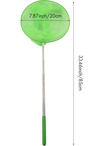 Açık Hava Alıcı Alıcı Kelebek Net Balık Ağı Çantası Paslanmaz Çelik Teleskopik Balık Ağı Aracı Açık Hava Teleskopik Taşınabilir Alıcı Alıcı Net-Yeşil (Yurt Dışından) fırsatları