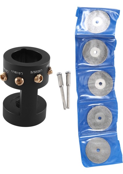 Tungsten Elektrot Bileyici Öğütücü Kafası Tıg Kaynak Aleti, Kesme Yuvası Çok Açılı ve Amp, Ofsetler, Yatay Delik (Yurt Dışından)