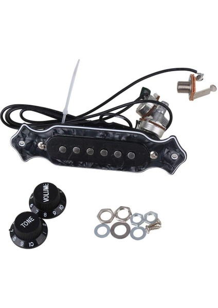 Elektrikli Puro Kutusu Gitar Için Ses ve Ton Tencereleri ile Ön Kablolu 6 Telli Tek Bobin Pikap Kablo Demeti Elektrikli Puro Kutusu Gitar (Yurt Dışından) indirimleri