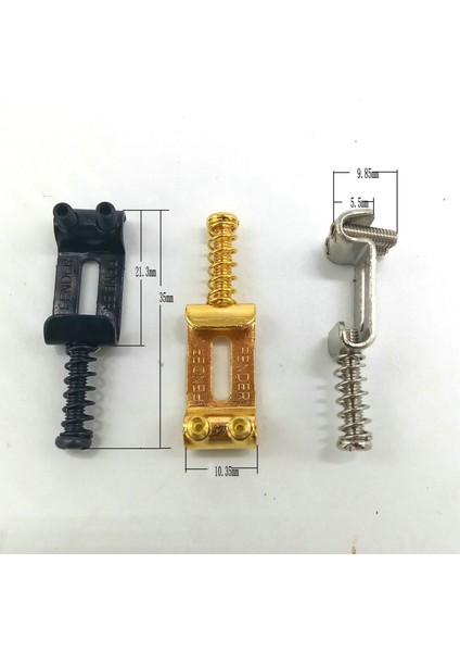 6 Silindirli Köprü Çekme Dize Kodu Elektro Gitar Eyer Stratocaster Telecaster Elektro Gitar Aksesuarları Altın (Yurt Dışından) fiyatları