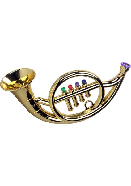 Fransız Boynuz 4 Renkli Tuşlar Erken Eğitim Müzikli Oyuncak Sahne Oyun Mini Müzik Rüzgar Enstrümanları Çocuk Oyuncak Altın (Yurt Dışından) modelleri