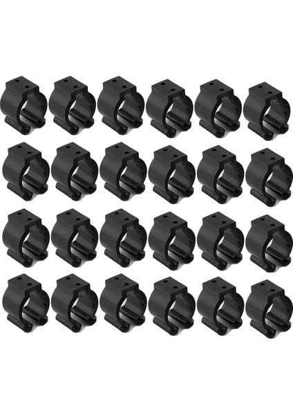 20 Adet Olta Tutucu Standı Kutup Depolama Rafı Ucu Kelepçe Tutucu Klipler Havuz Cue Sergi Klip Balıkçılık Aracı 17MM (Yurt Dışından)