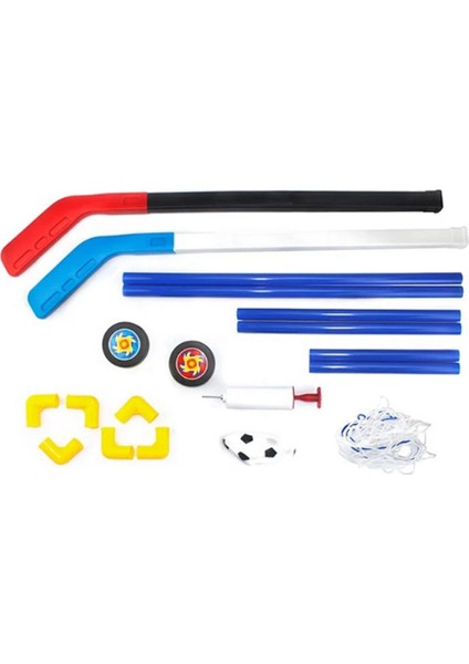 Dıy Futbol Net Kapısı Mini Açık Kapalı Kapı Gol Çocuklar Boyutu Set Spor Futbol Topu Çerçeve Oyuncak Uygulama Artı Buz Hokeyi Seti (Yurt Dışından)