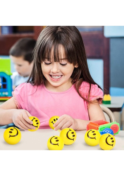 24 Paket 2 Inç Stres Gülümseme Topları, Çocuklar ve Yetişkinler Için Stres Topları Sarı Komik Yüz Çocuklar Stres Topu (Yurt Dışından) indirimleri